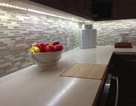 Illustration from How to Light a Kitchen