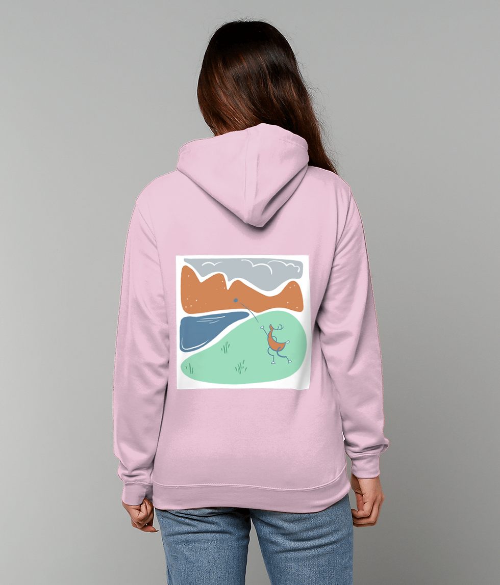 Thumbnail: Shot put deer lightweight hoodie (light colours)