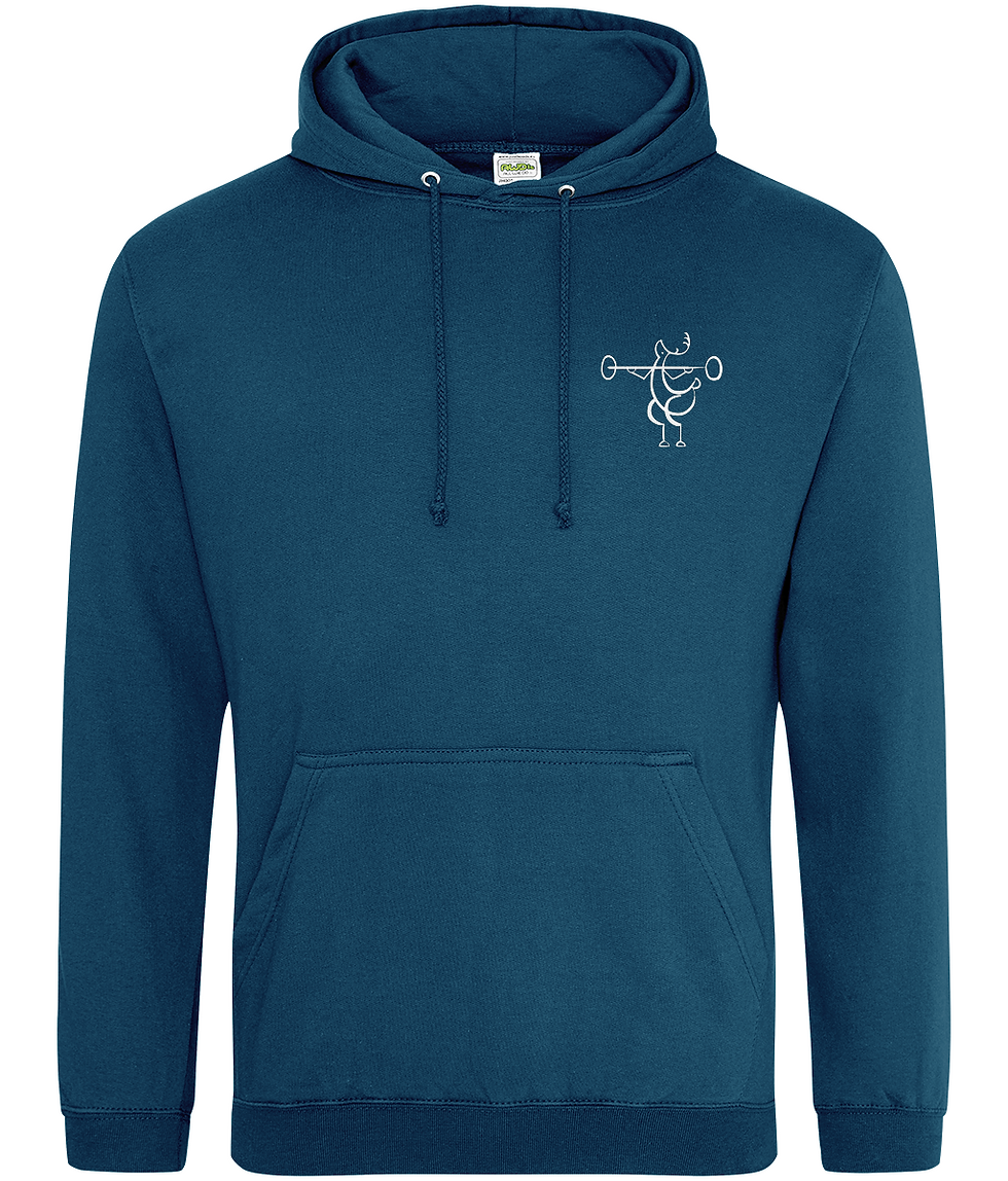 Thumbnail: Shoulder press deer lightweight hoodie (dark colours)