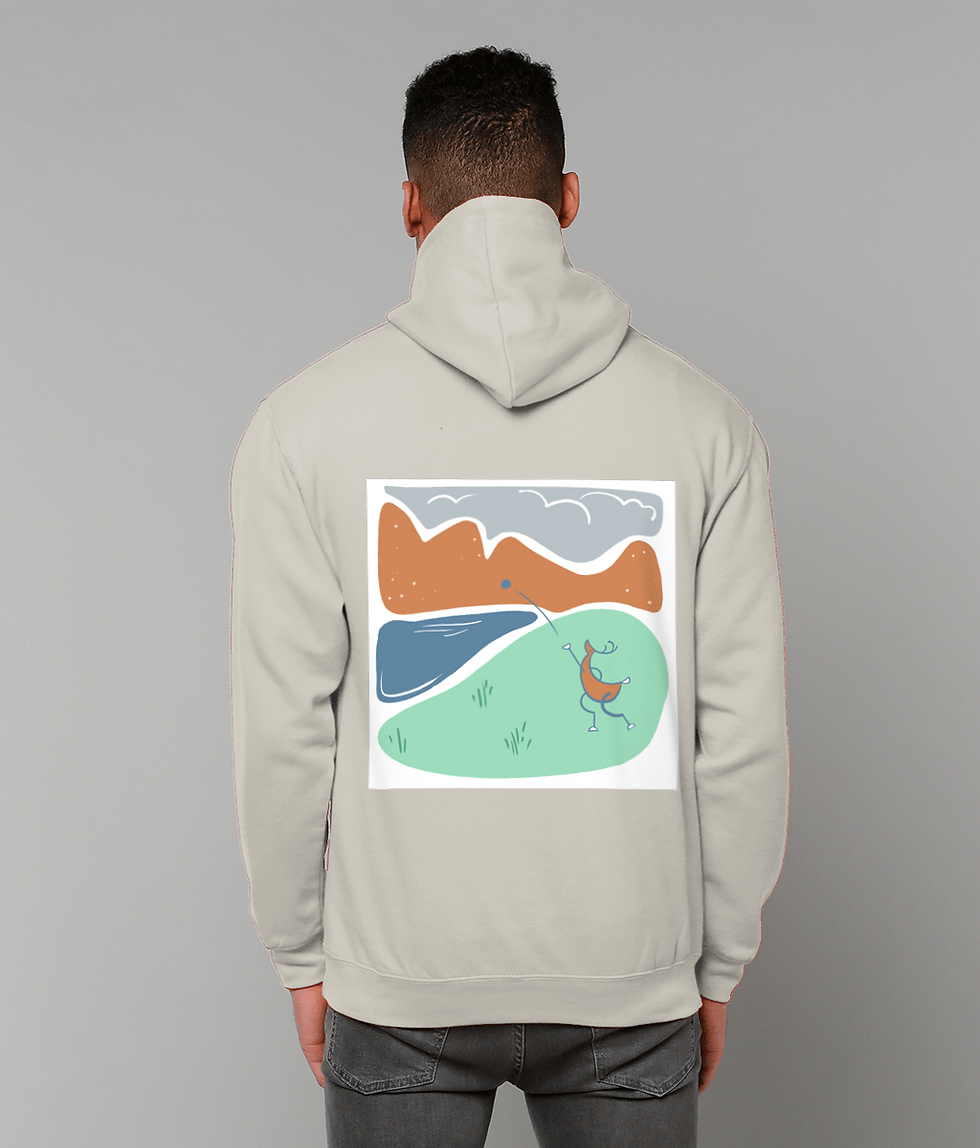 Thumbnail: Shot put deer lightweight hoodie (light colours)