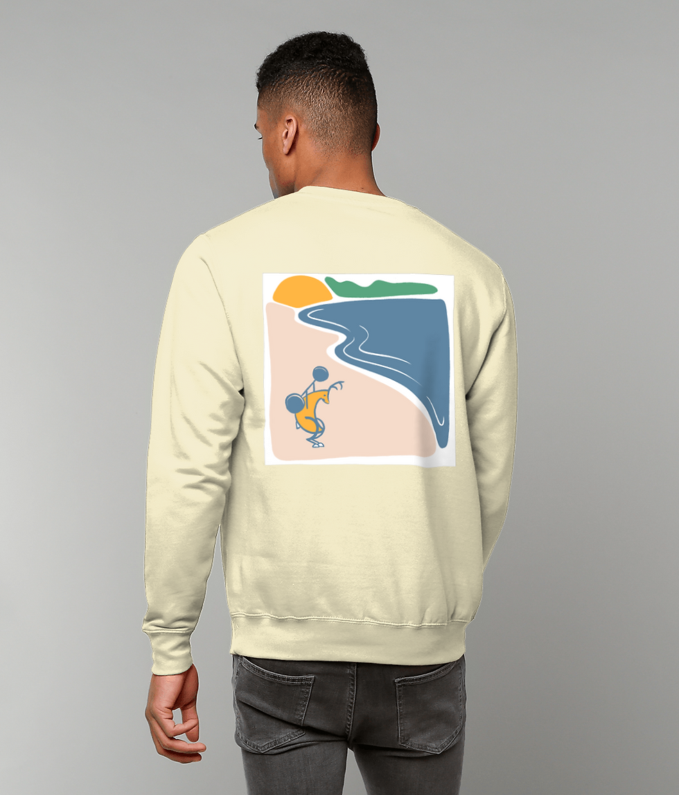 Thumbnail: Squatting deer (light colours)