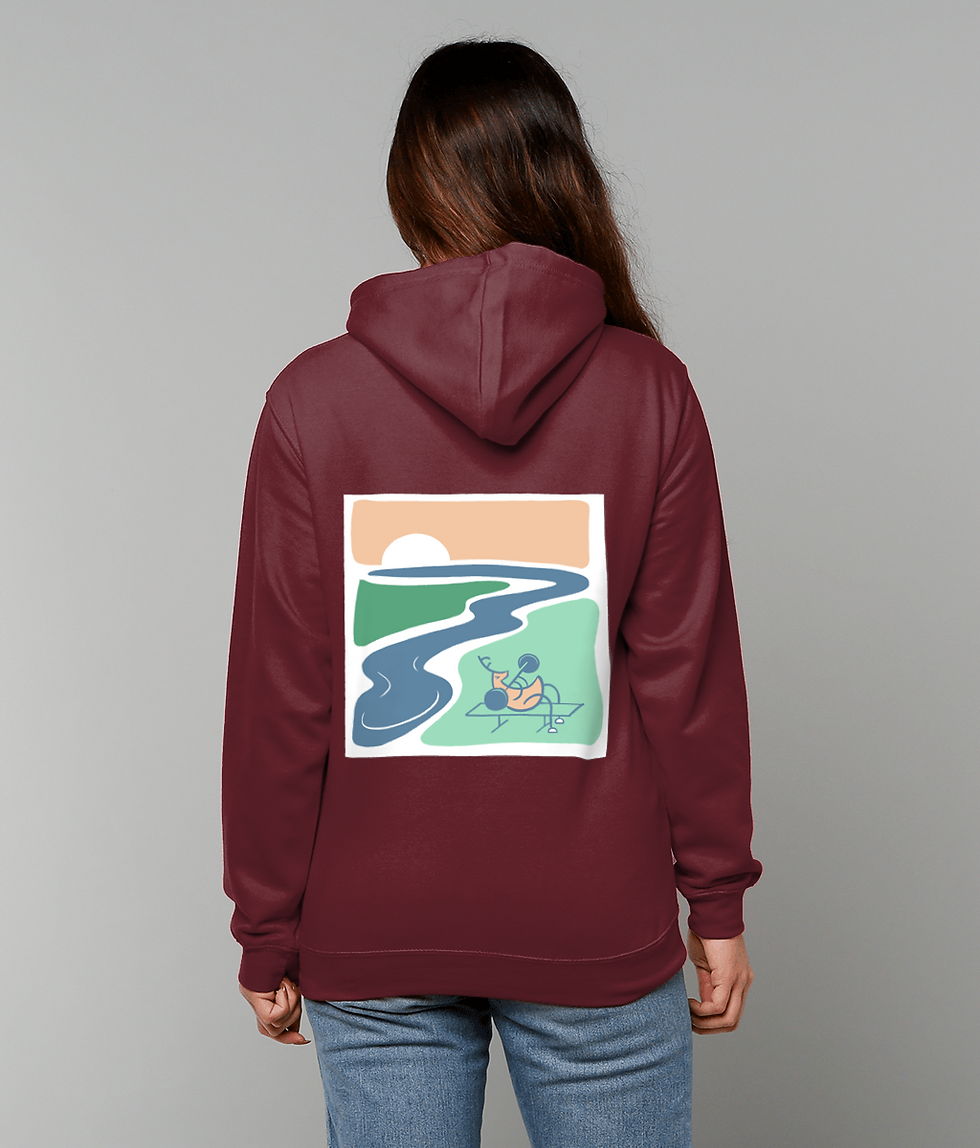 Thumbnail: Bench press deer lightweight hoodie (dark colours)