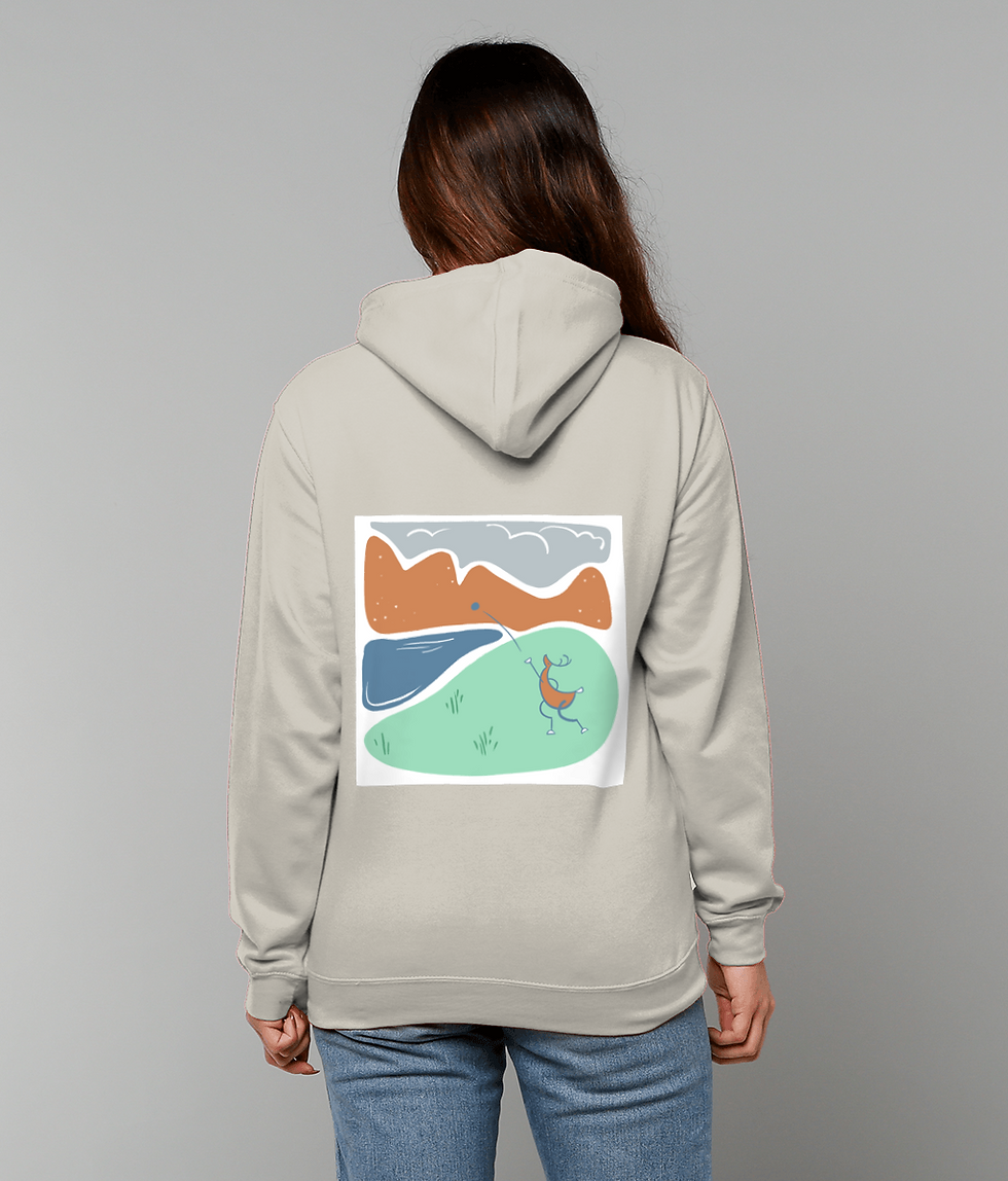 Thumbnail: Shot put deer lightweight hoodie (light colours)