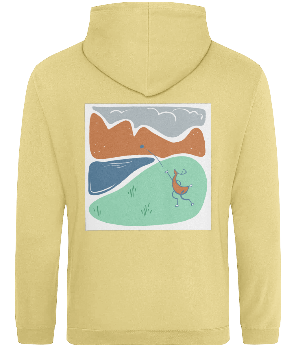 Shot put deer lightweight hoodie (light colours)