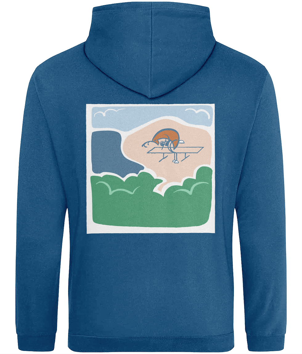 Thumbnail: Dumbbell row deer lightweight hoodie (dark colours)