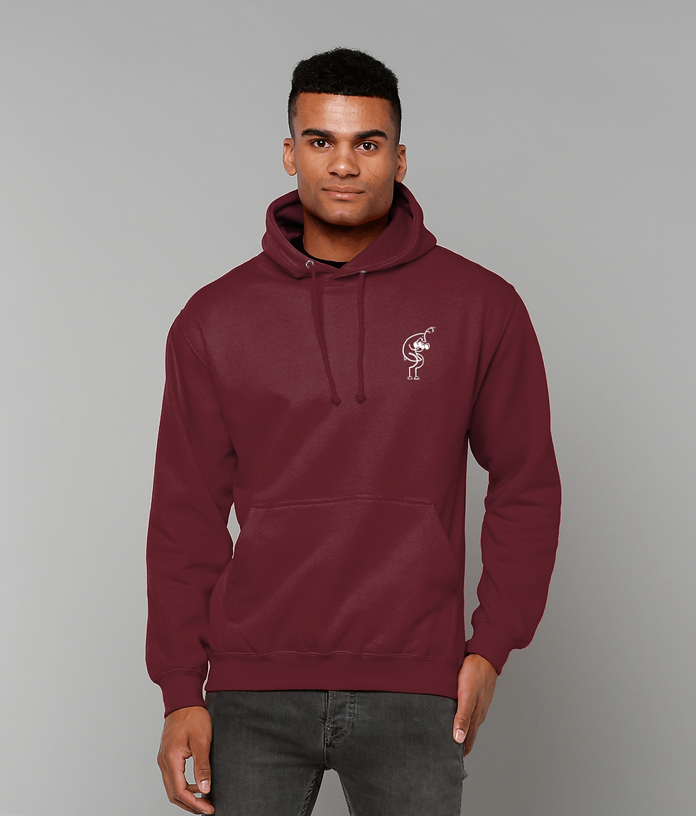 Thumbnail: Arm curl deer lightweight hoodie (dark colours)