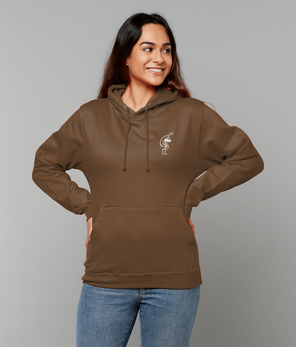 Thumbnail: Arm curl deer lightweight hoodie (dark colours)