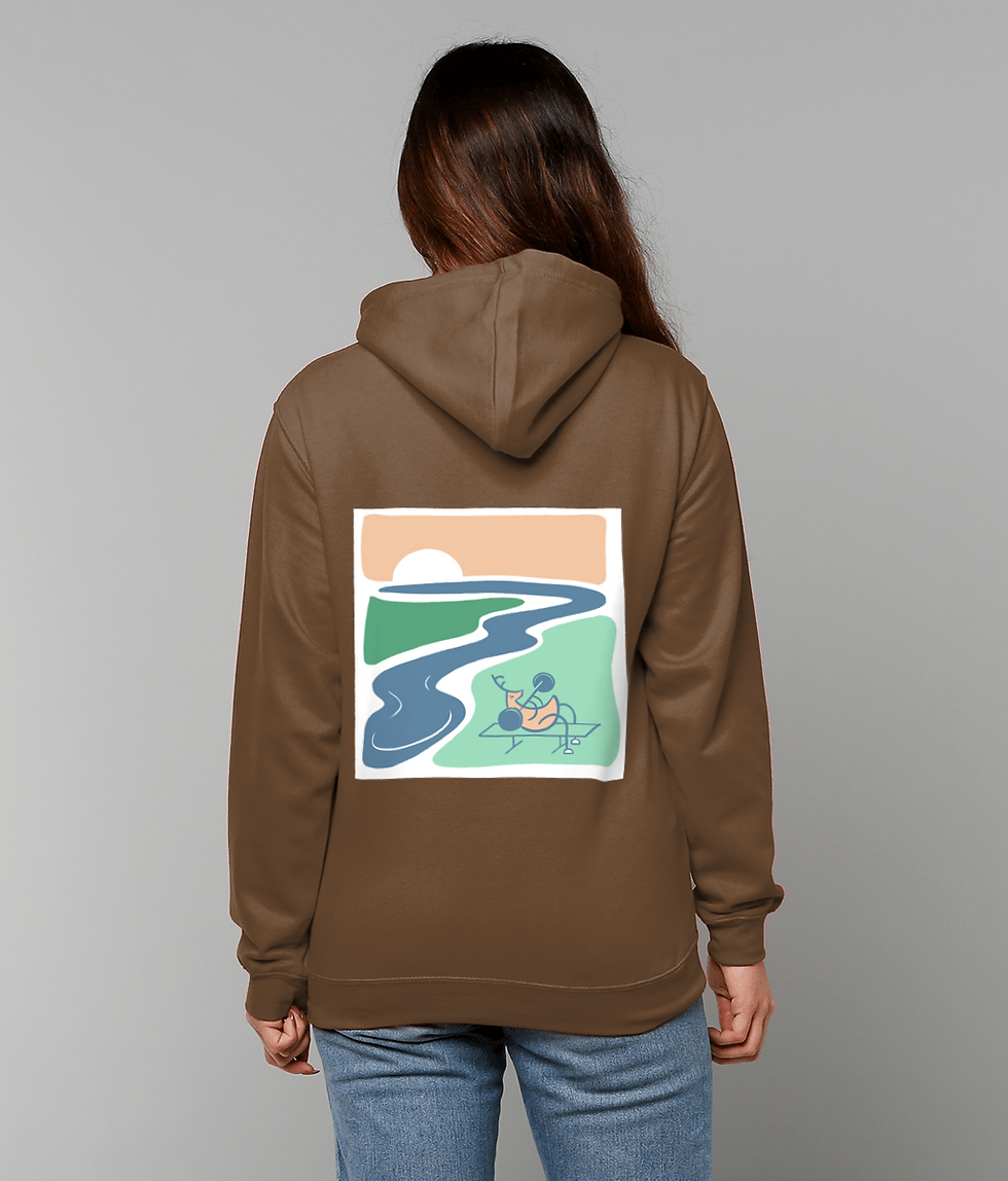 Thumbnail: Bench press deer lightweight hoodie (dark colours)