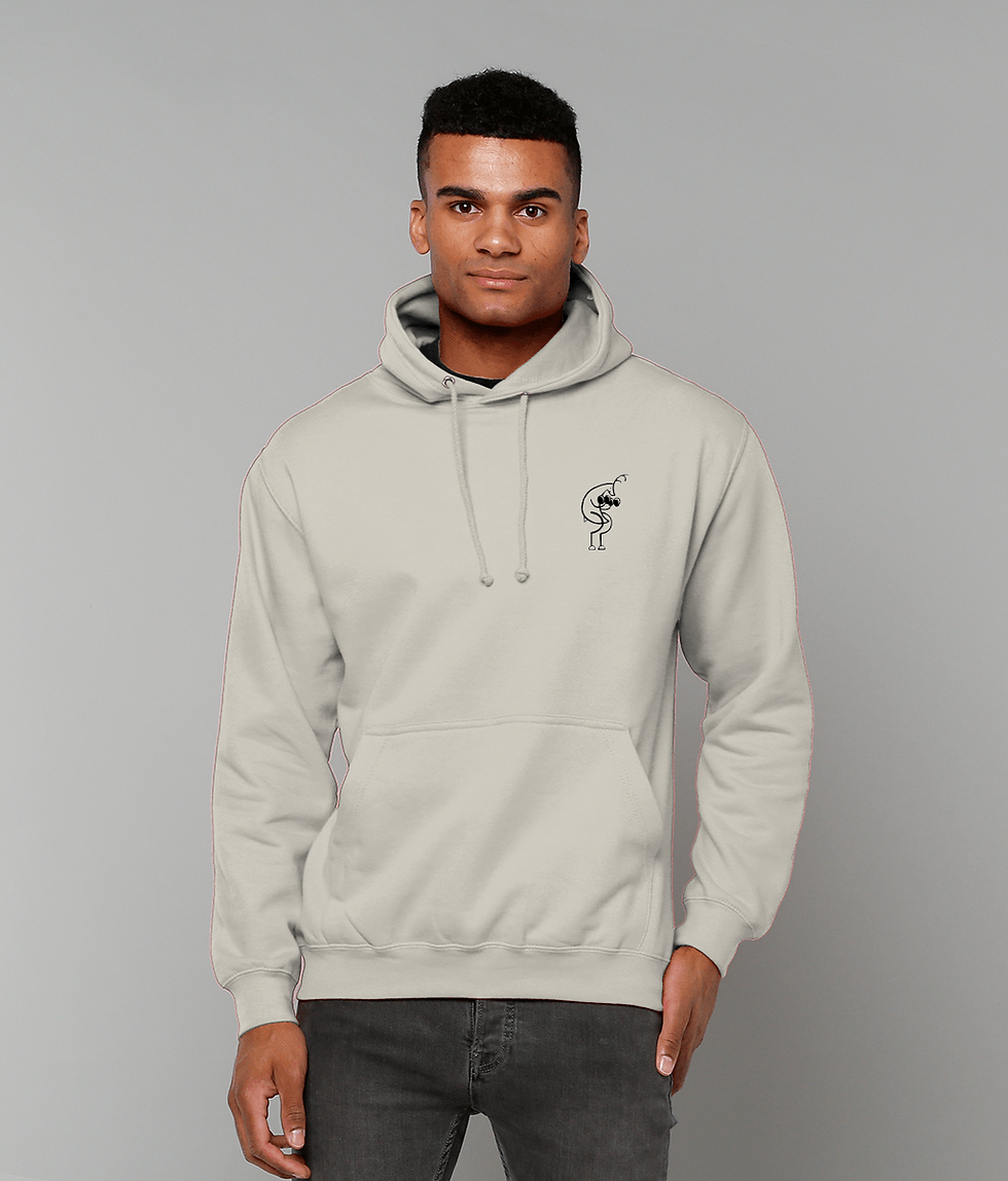 Thumbnail: Arm curl deer lightweight hoodie (light colours)