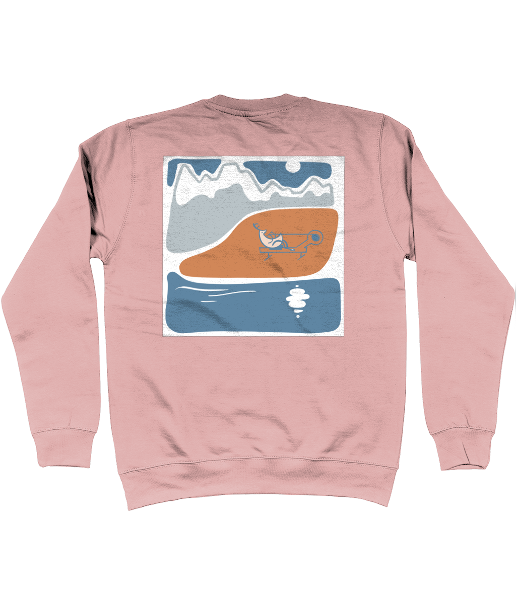 Rowing deer (light colours)