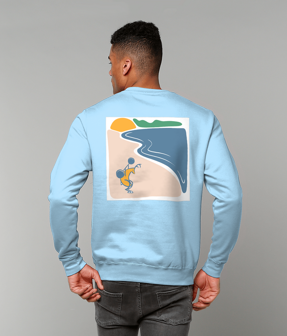 Thumbnail: Squatting deer (light colours)