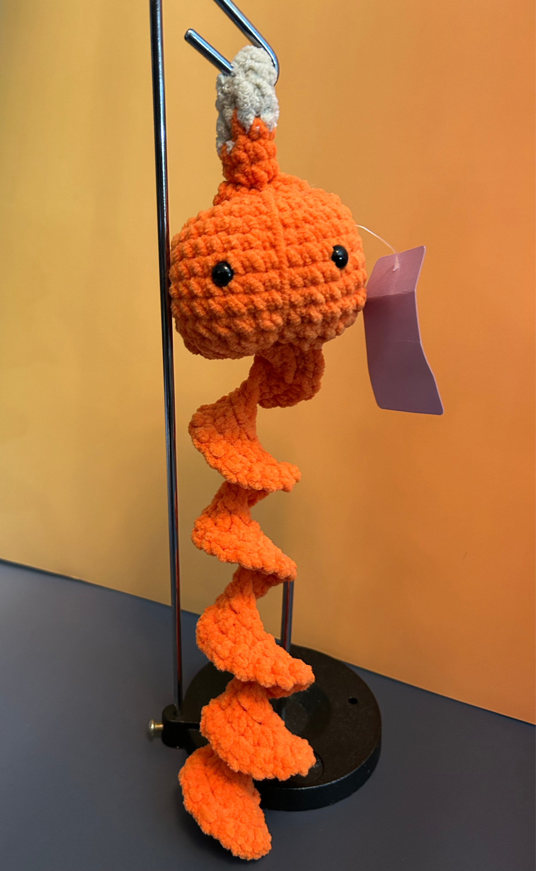 Pumpkin wind spinner