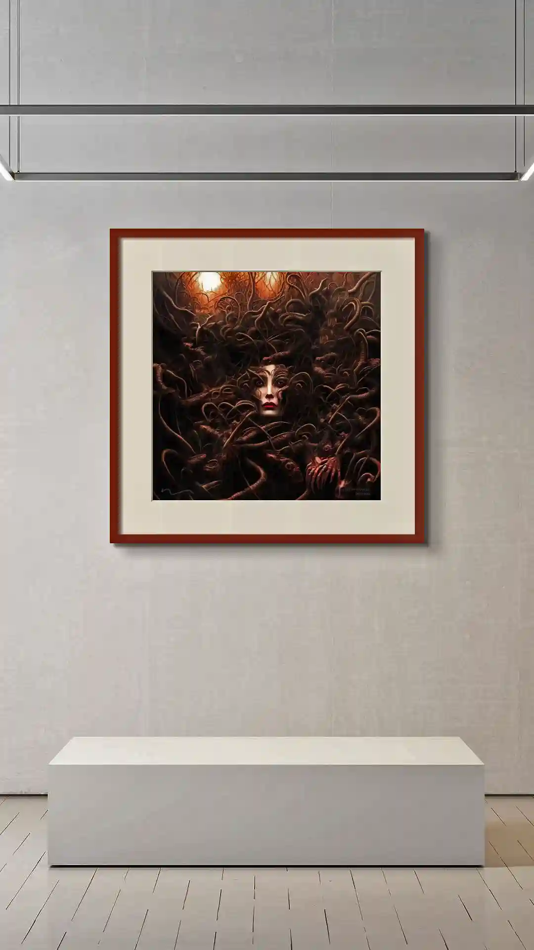 She Laid With Demons Art Room