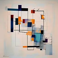 A structure drawn with care, yet defined by its voids. What’s missing becomes the measure—an architecture of longing, where silence outlines the form.