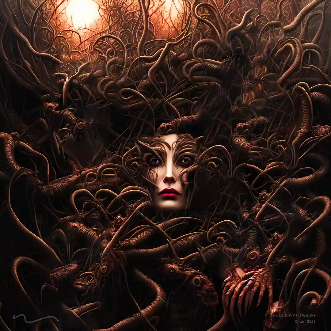 She Laid With Demons Art