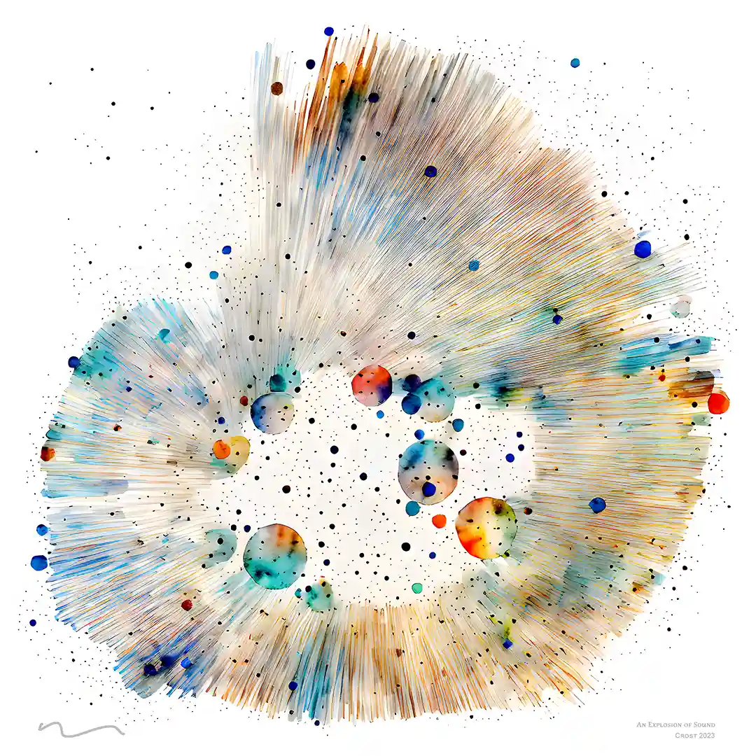 An Explosion of Sound Artwork