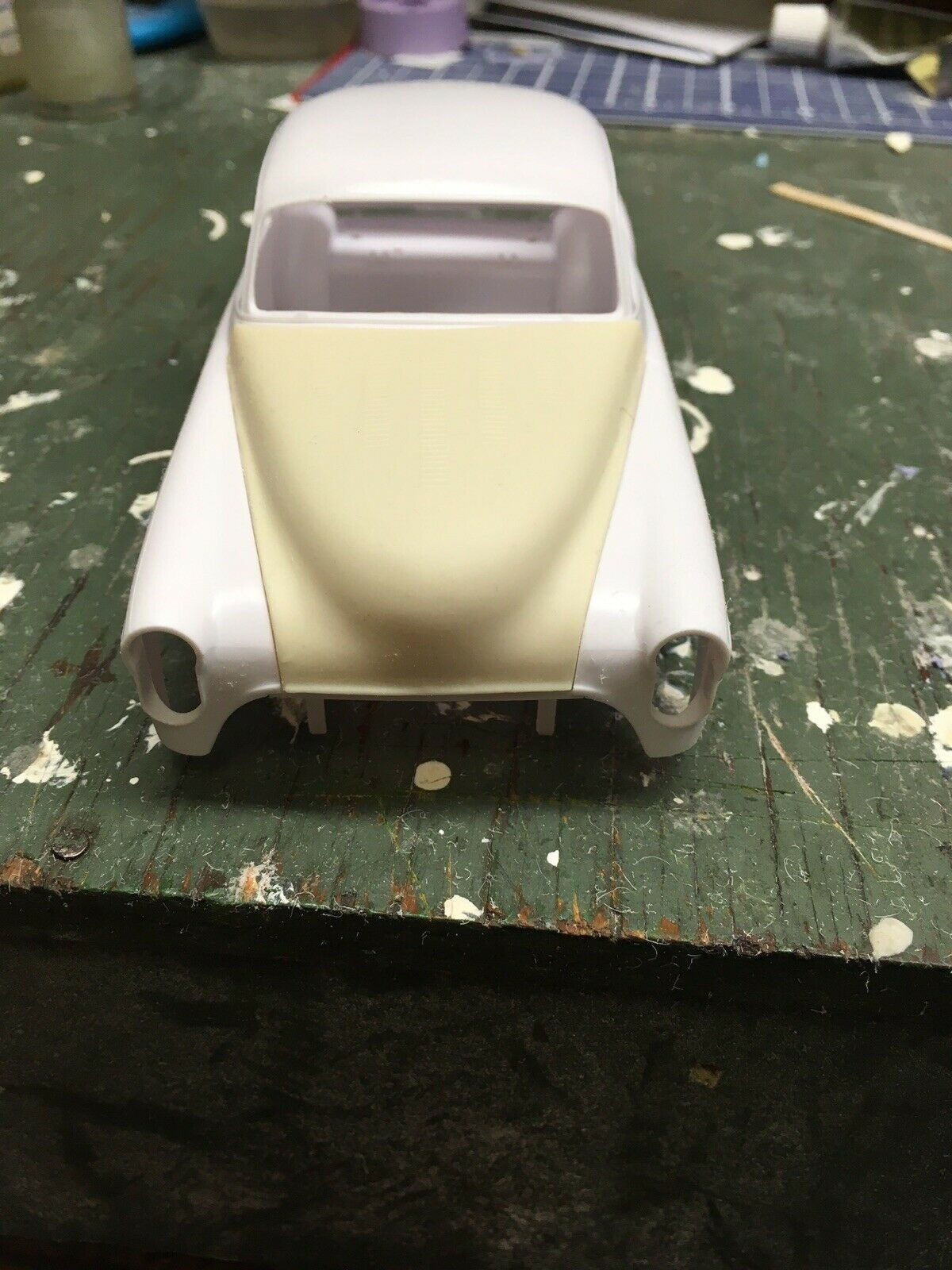 50 olds louvered hood