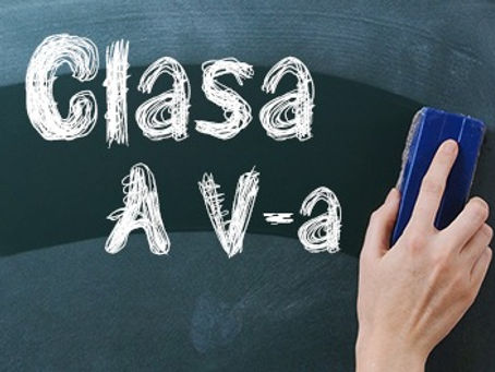 Înscrieri clasa a V-a