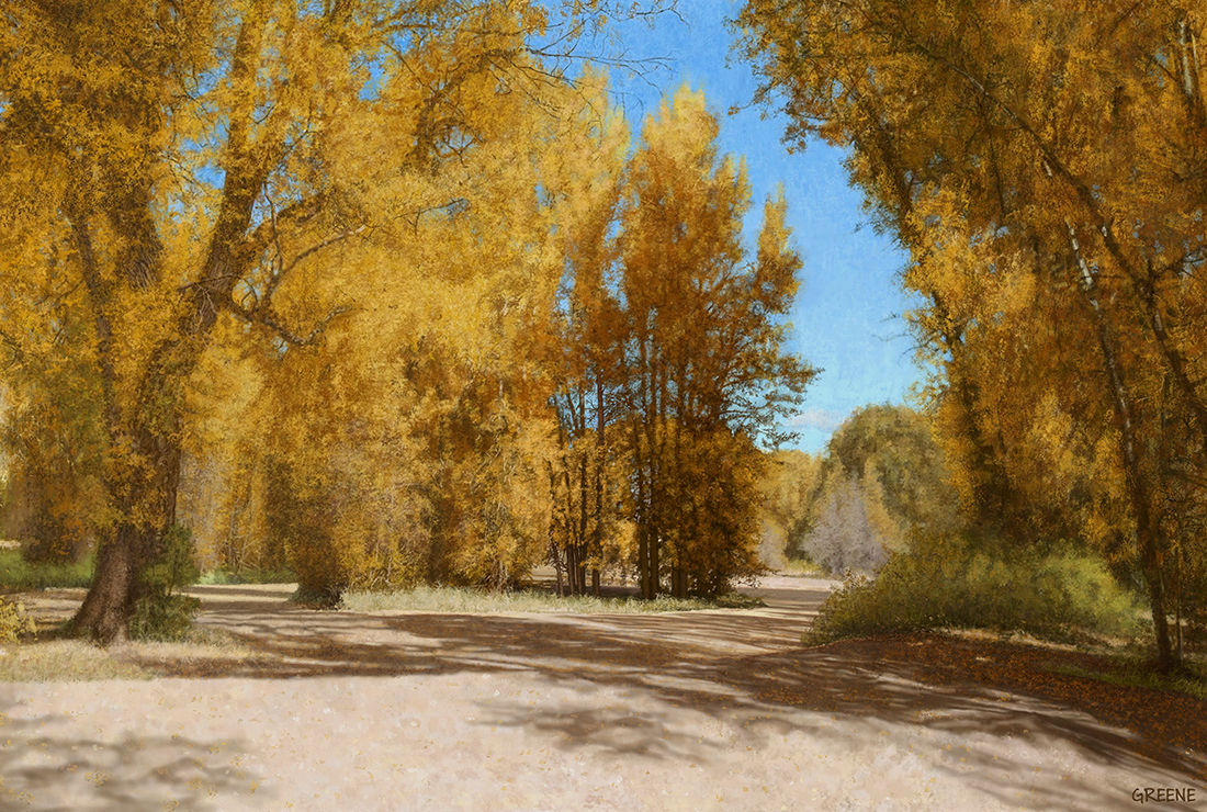 The golden aspen's of Colorado (Print)