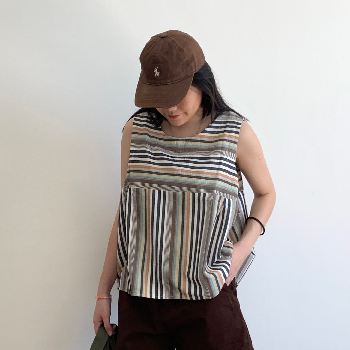 Loose Linen-Cotton Vest