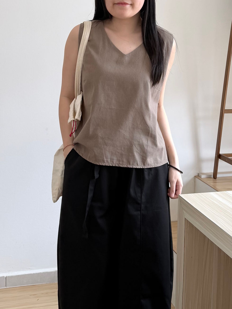 Thumbnail: Linen V-Neck Tank