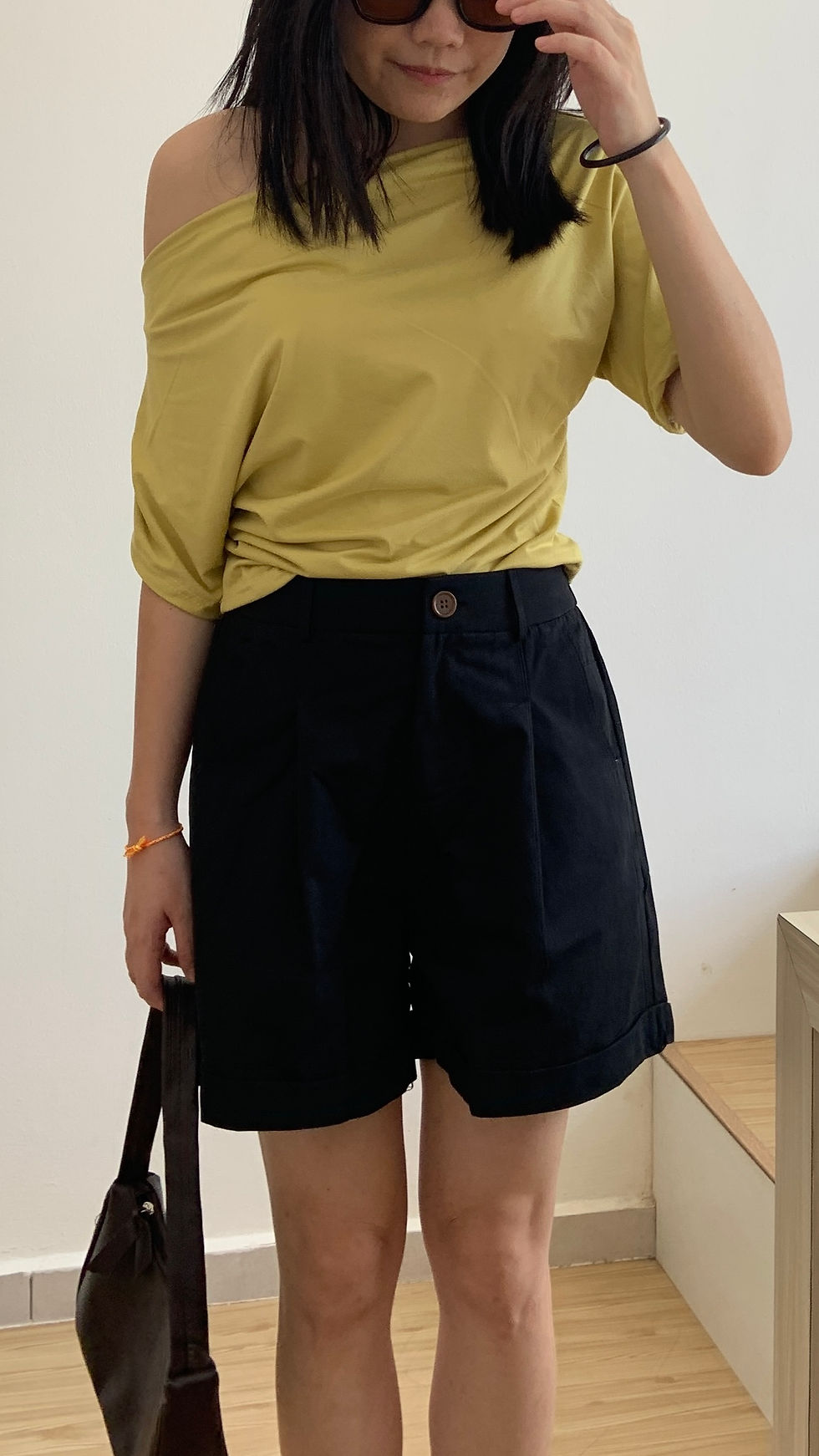 Thumbnail: High Waist Cotton Shorts