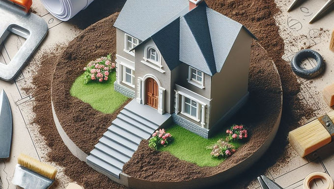 Are there any restrictions or regulations on building houses in garden land?