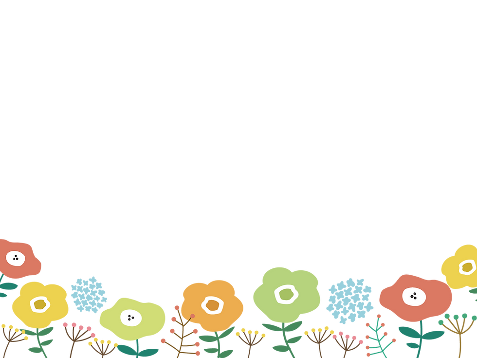 背景(色とりどりの花)