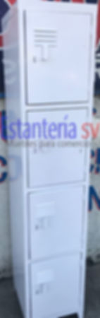 Locker Metálico 4 puertas Guarda ropa Casillero