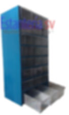 Gabinete Pastillero organizador Anaquel Casetero 24 gavetas Estantería sv