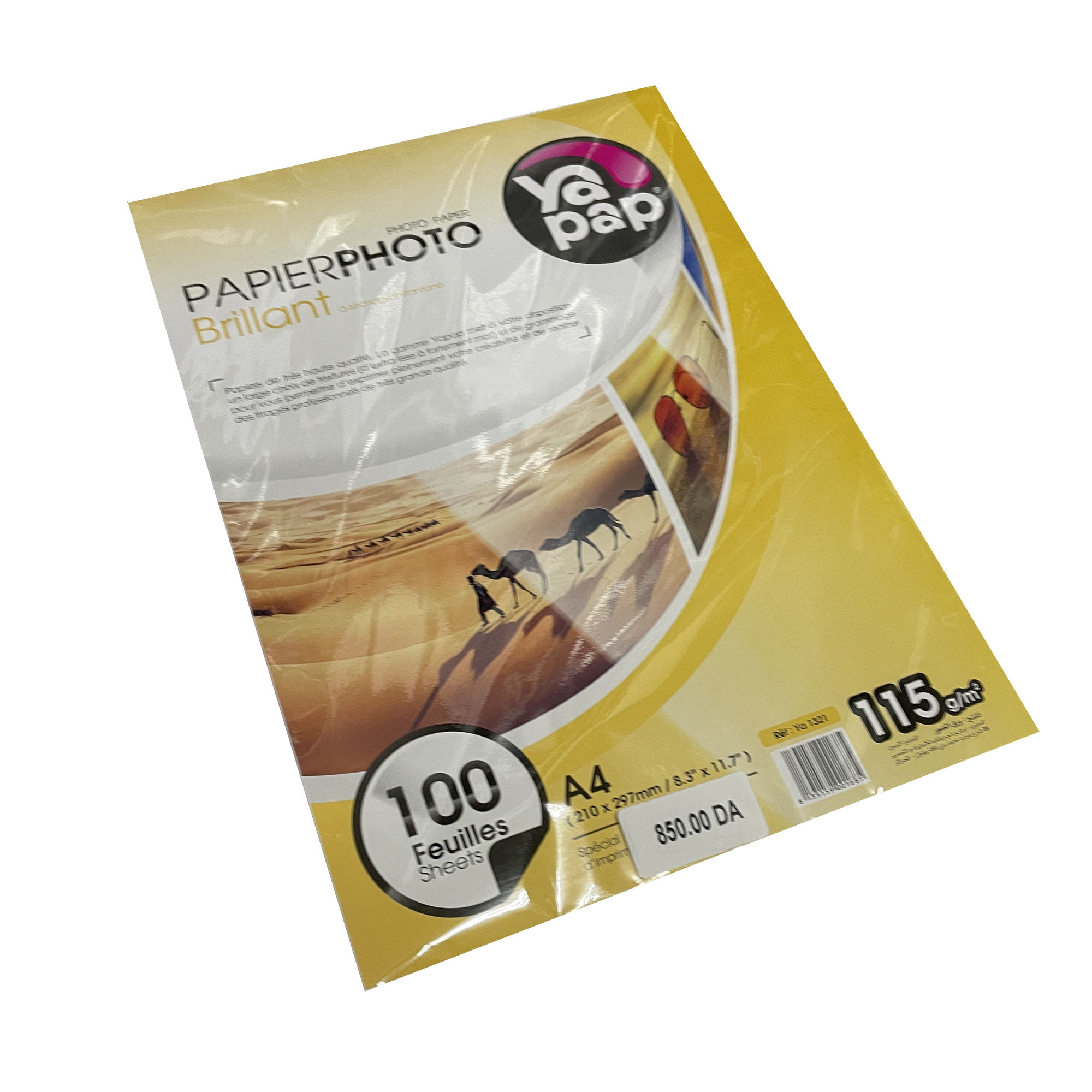 PAPIER PHOTO A4 115G 100F YAPAP REF YA1321