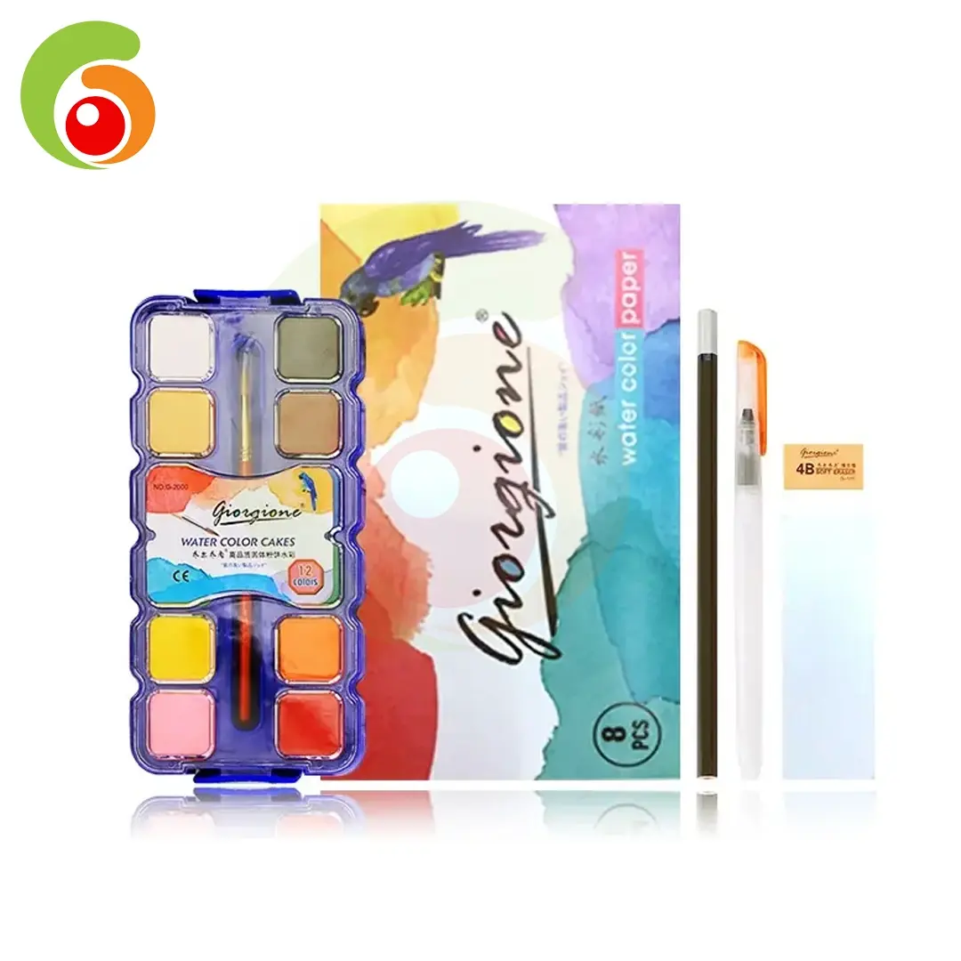 ENSEMBLE DE PEINTURE A EAU GIORGIONE 25PCS