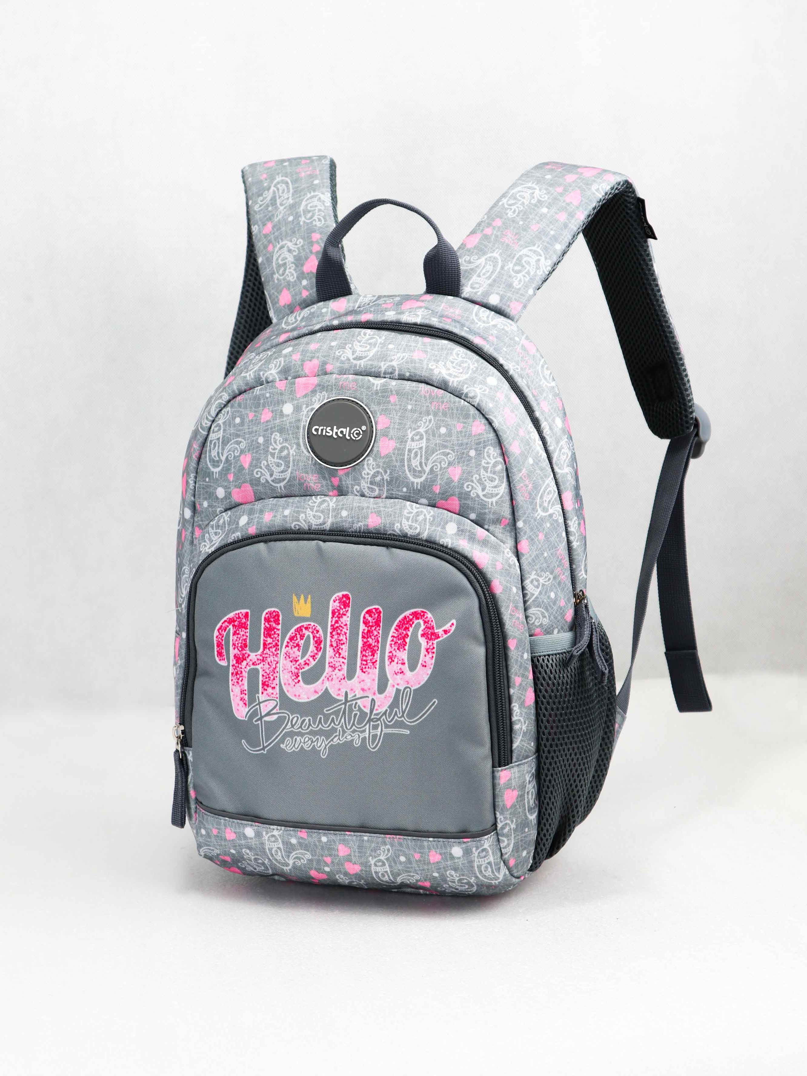 SAC A DOS COLLECTION 2025 PREPARATOIR FILLETTE  CRISTAL CR-3810