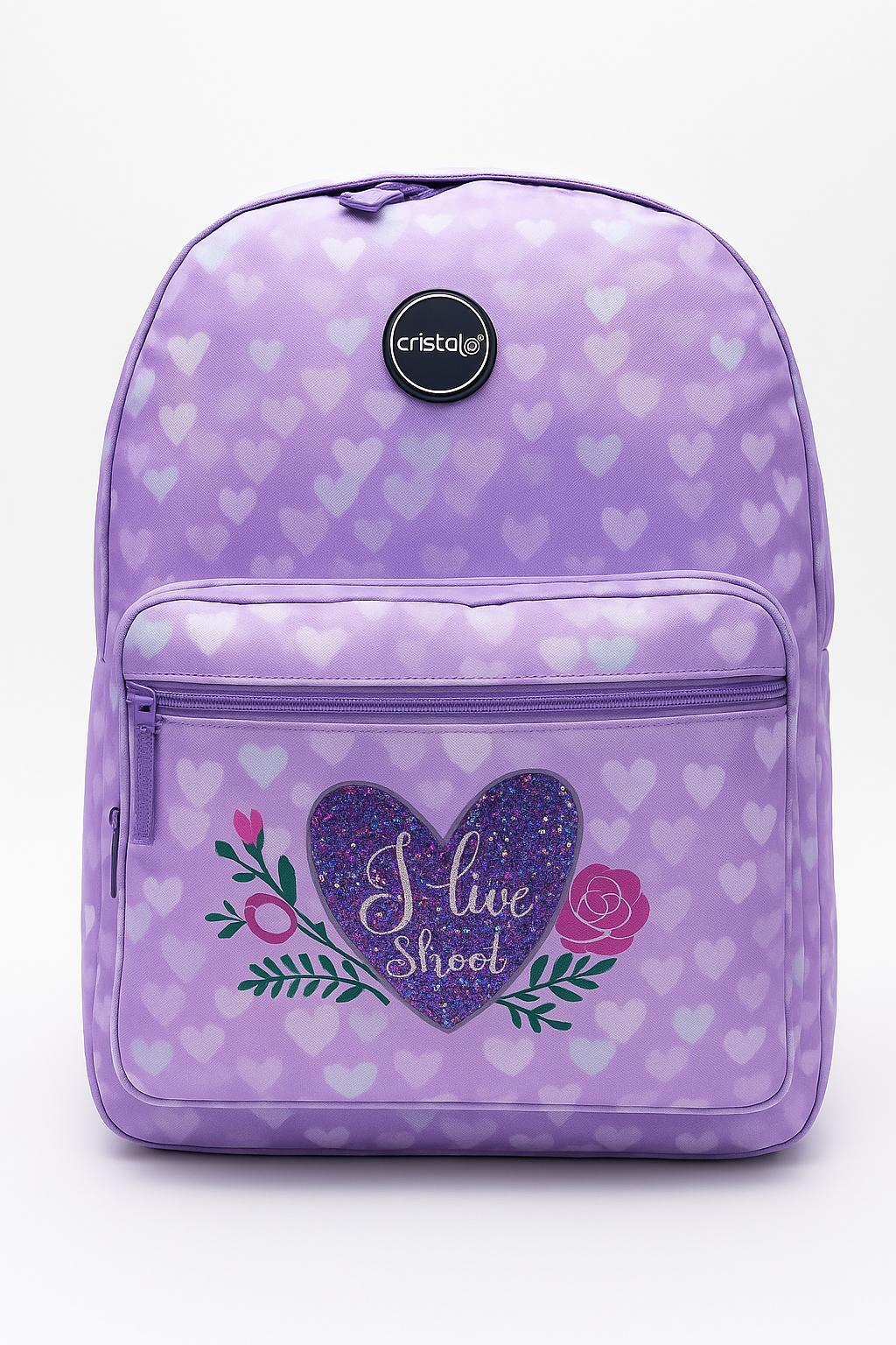 SAC A DOS COLLECTION 2025 DOUBLE POCHE FILLE CRISTAL CR-3710