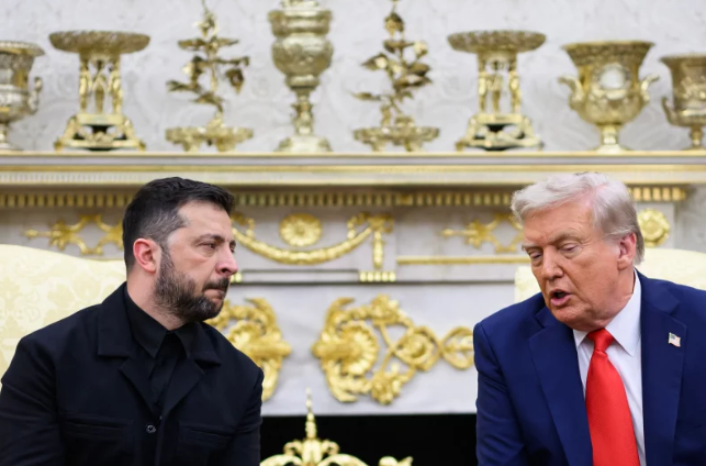 President Zelensky and President Trump in the Oval Office, Mandel Ngan/AFP via Getty Images