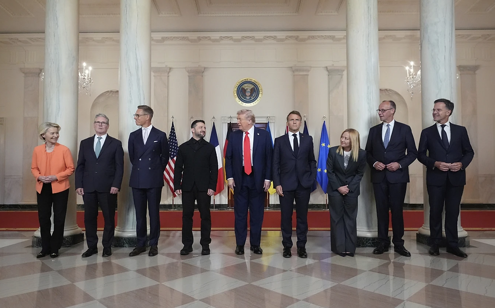 Unity in Washington: European Leaders Back Zelensky during White House meeting