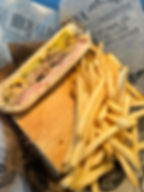 A cuban sandwich from Milanes Cuban Corner