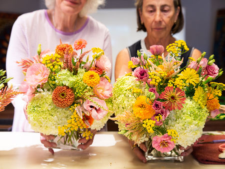 Creativity Blooms with Flower Arranging