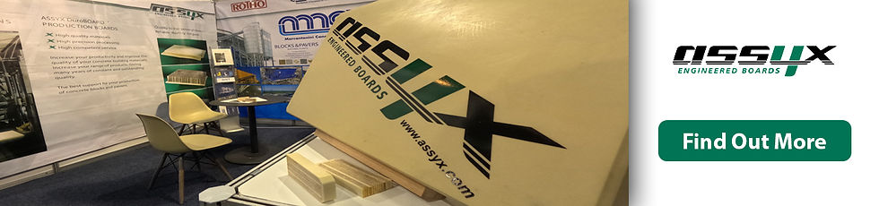 ASSYX Concrete Brick, Block and Paving Composite Production Boards.