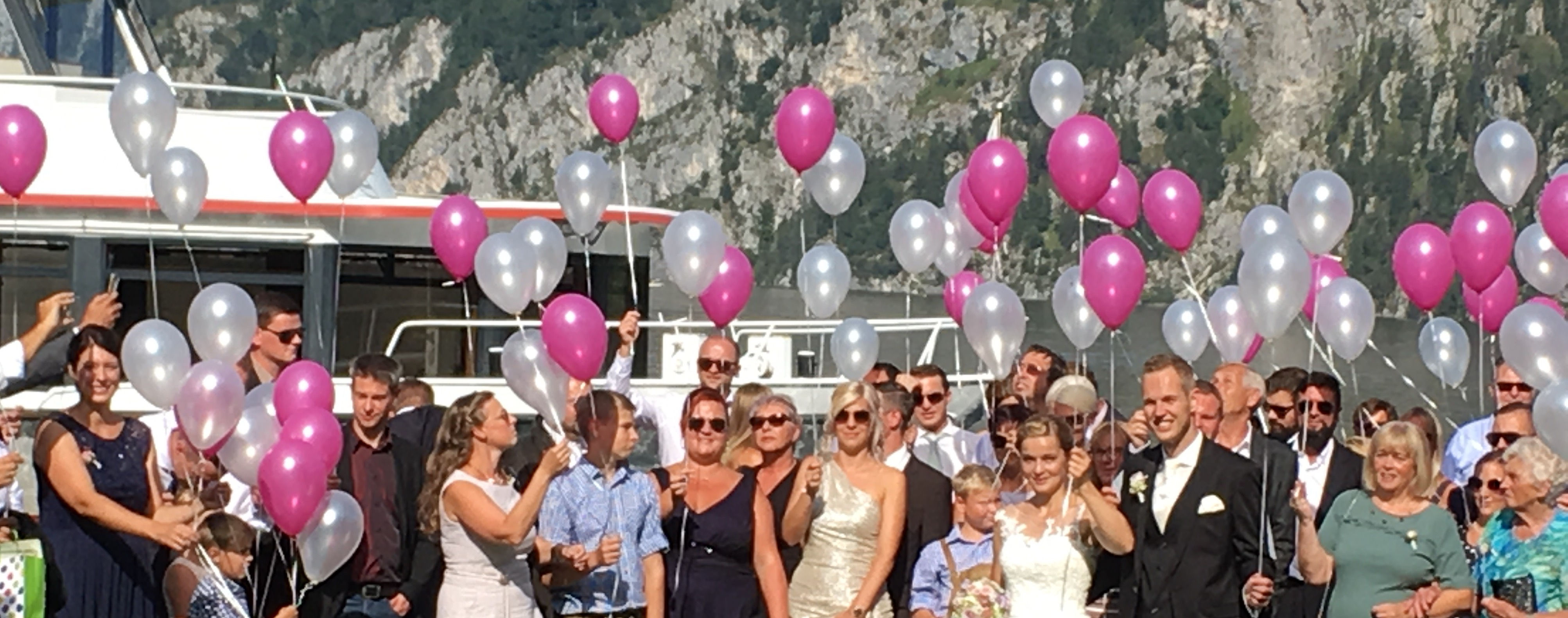 Luftballonstart vor Ort Service