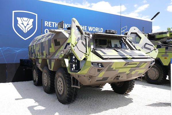 2022-06 Rheinmetall Fuchs A9 High Roof Eurosatory Paris Stefan Marx_Tanks-Trucks-Armoured