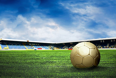 Soccer ball on field