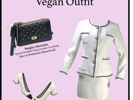 A Chanel-Inspired Vegan Outfit