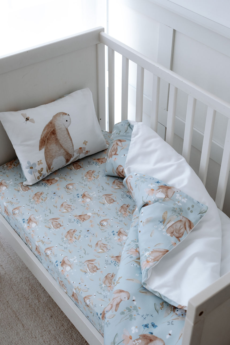 Thumbnail: Rabbit Park Bed Duvet Cover Set (80X120) - Rabbit Garden