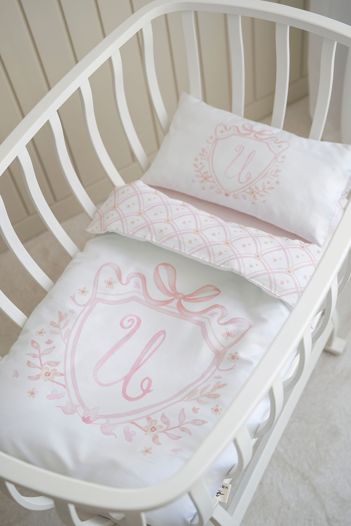 Letter U Mother's Side Duvet Cover Set (60x100) - Noble Serie