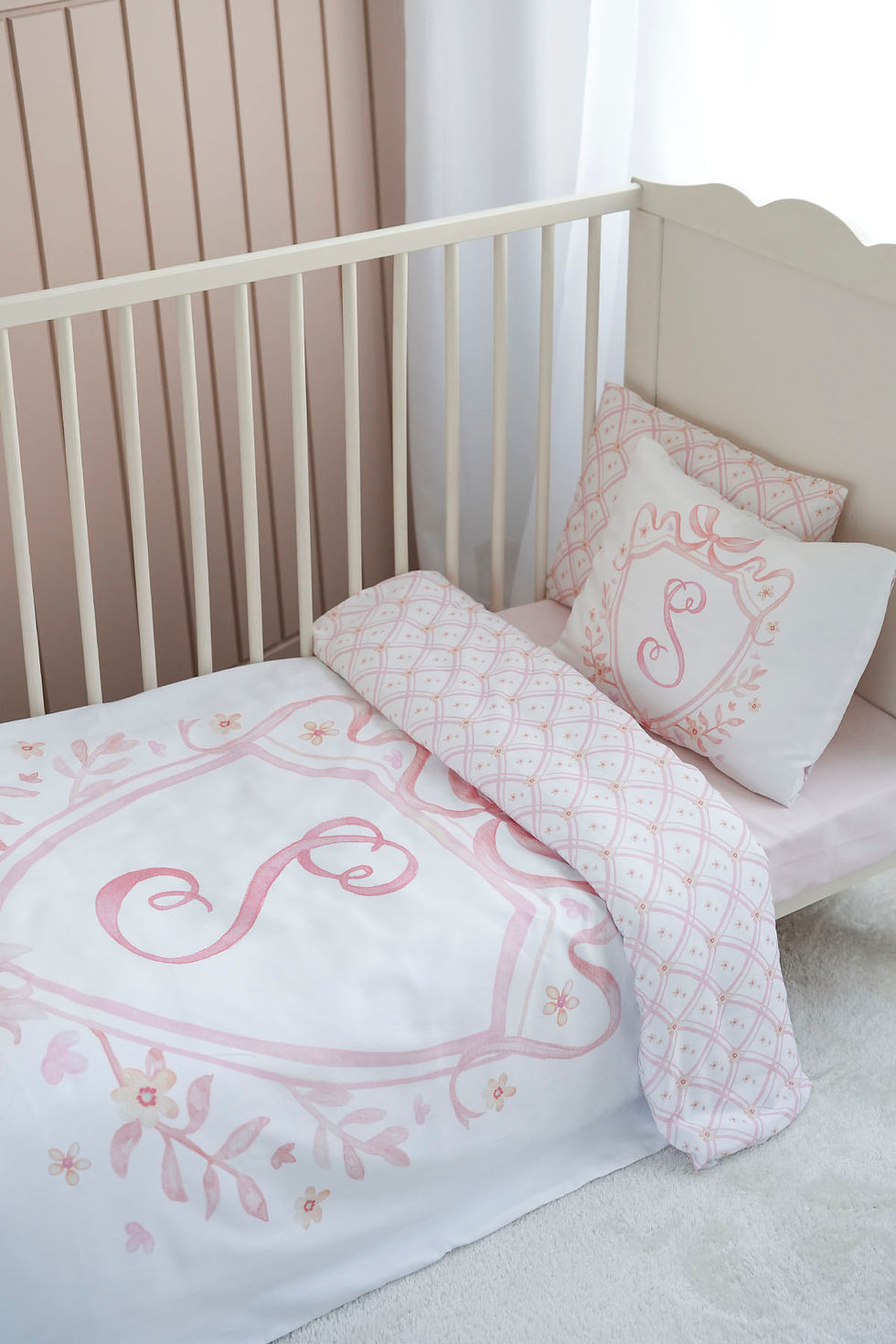 S Harfi Park Yatak Nevresim Takımı (80x120) - Noble Serie