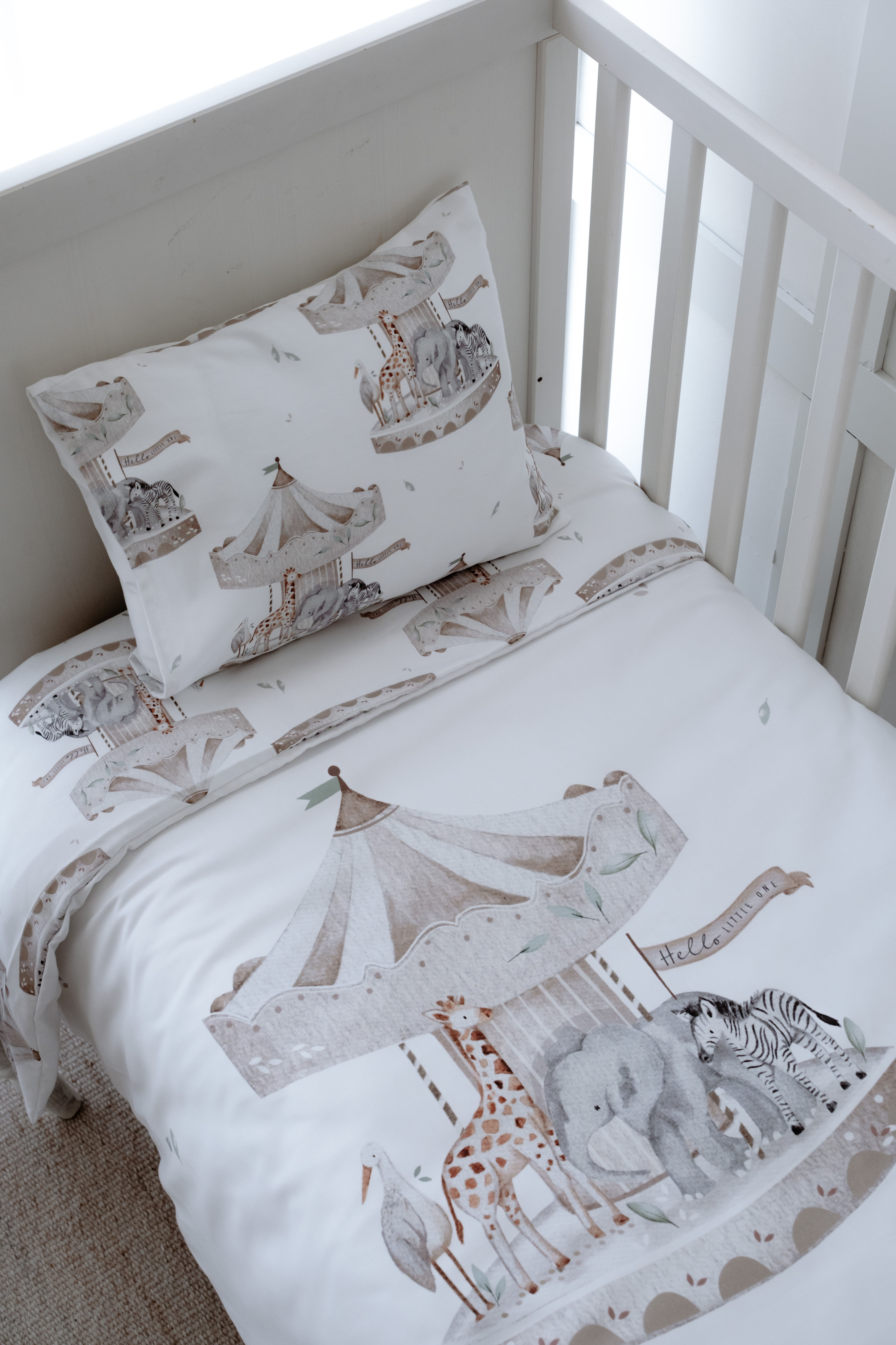 طقم سرير أطفال كاروسيل (100 × 150) - كاروسيل