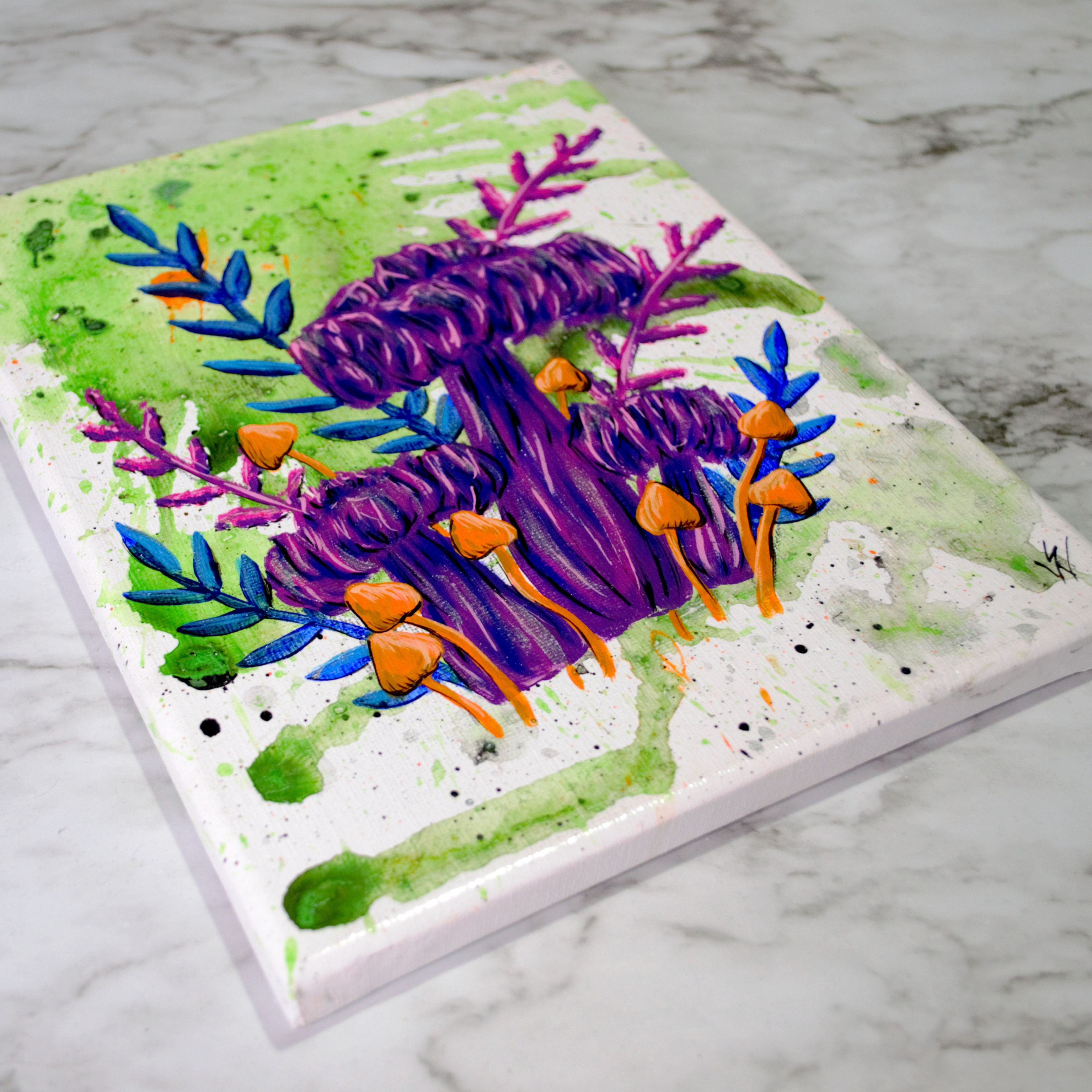 Enlighten Me Swiftly Originial Acrlyic Painting