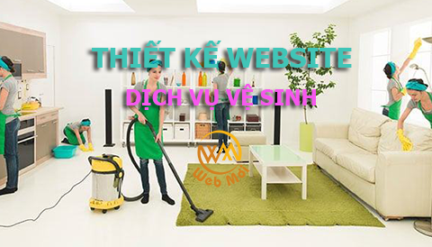 Thiết kế Website Dịch vụ vệ sinh