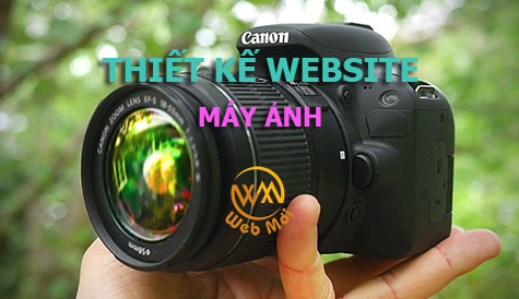 Thiết kế Website Máy ảnh